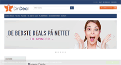 Desktop Screenshot of dindeal.dk